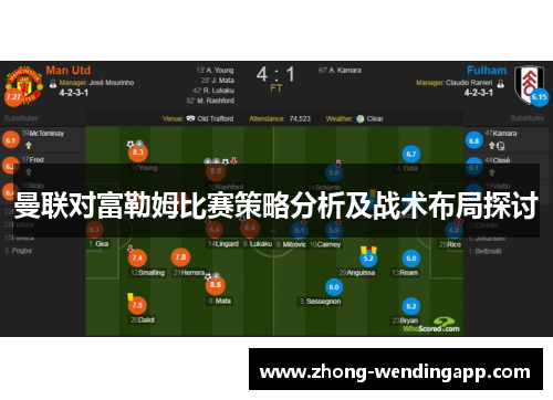 曼联对富勒姆比赛策略分析及战术布局探讨
