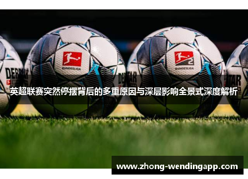 英超联赛突然停摆背后的多重原因与深层影响全景式深度解析